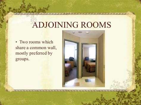 adjoining room meaning in hotel.